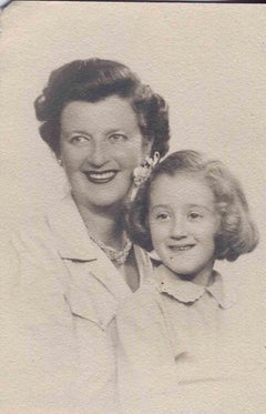 Photo d'antan - Mère et fille - Photo d'époque - Début du 20ème siècle