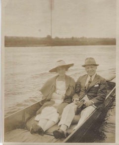 Old days Photo - On the Boat - Antique Photo - Early 20th Century