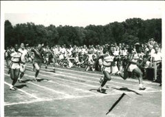 Olympic Women 100 Meter - American Vintage Photograph - Mid 20th Century