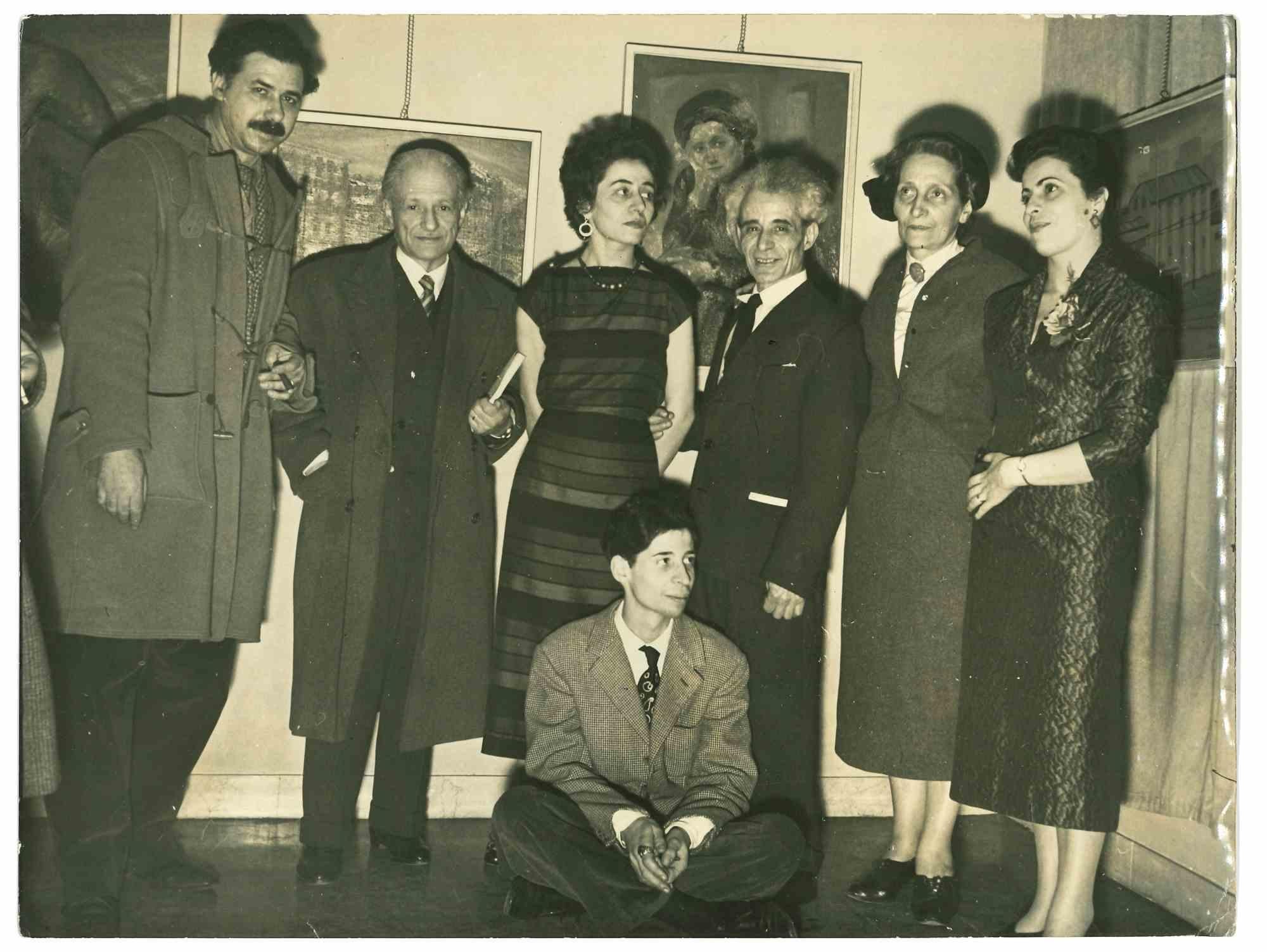 Unknown Portrait Photograph - Opening Exhibition - Life in Italy in 1960s      