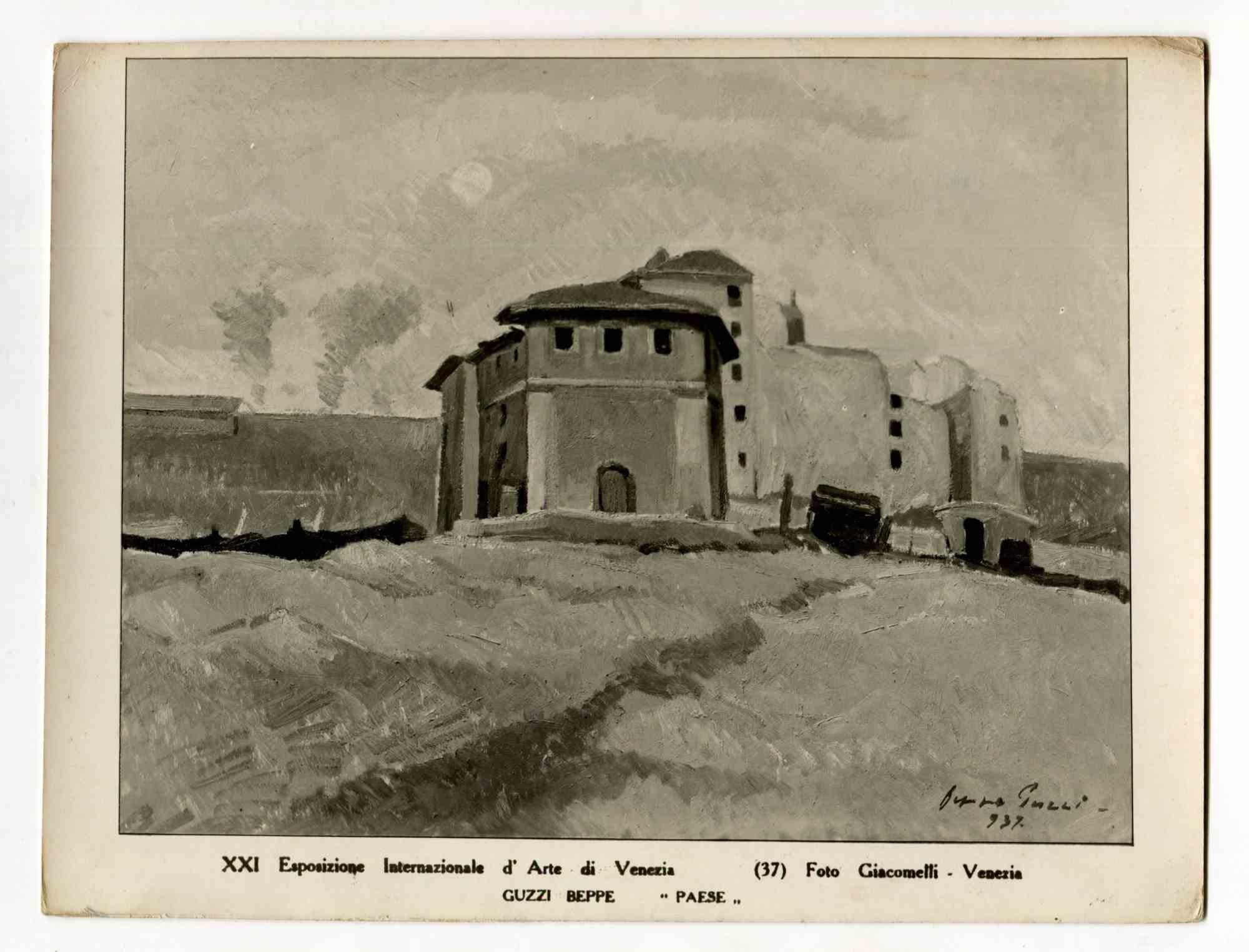 Original Photograph of a Painting by Beppe Guzzi - Mid 20th Century