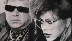 Ornella Muti and Paolo Villaggio - Retro Photo -1980s