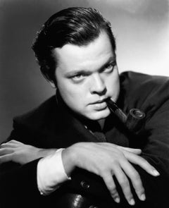 Orson Welles Dramatic Portrait with Pipe II Globe Photos Fine Art Print