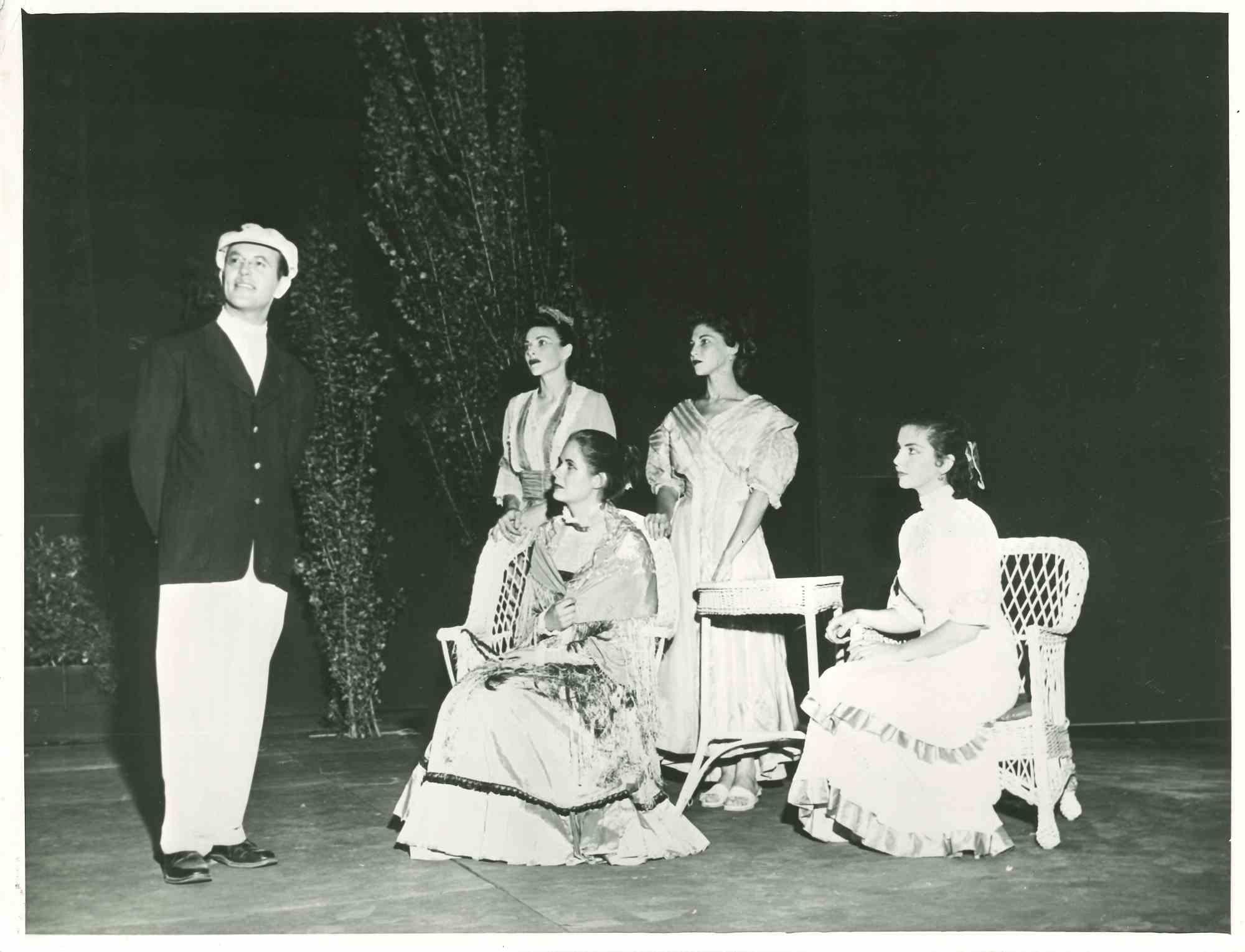 Unknown Figurative Photograph - Outdoor Drama Portrays Life of Woodrow Wilson - Photograph - Mid 20th Century