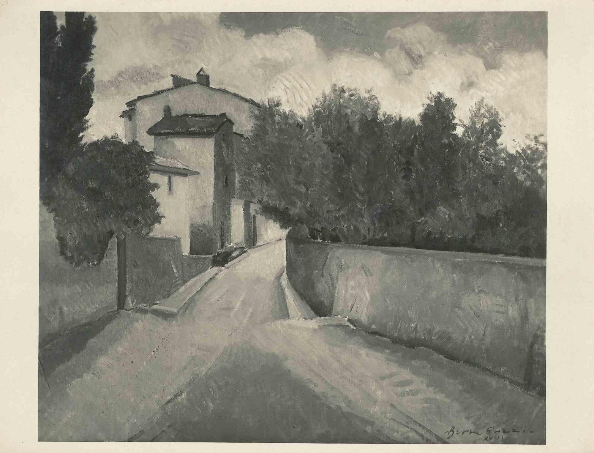 Figurative Photograph di Unknown - Pittura di strada - Foto d'epoca - Anni '50