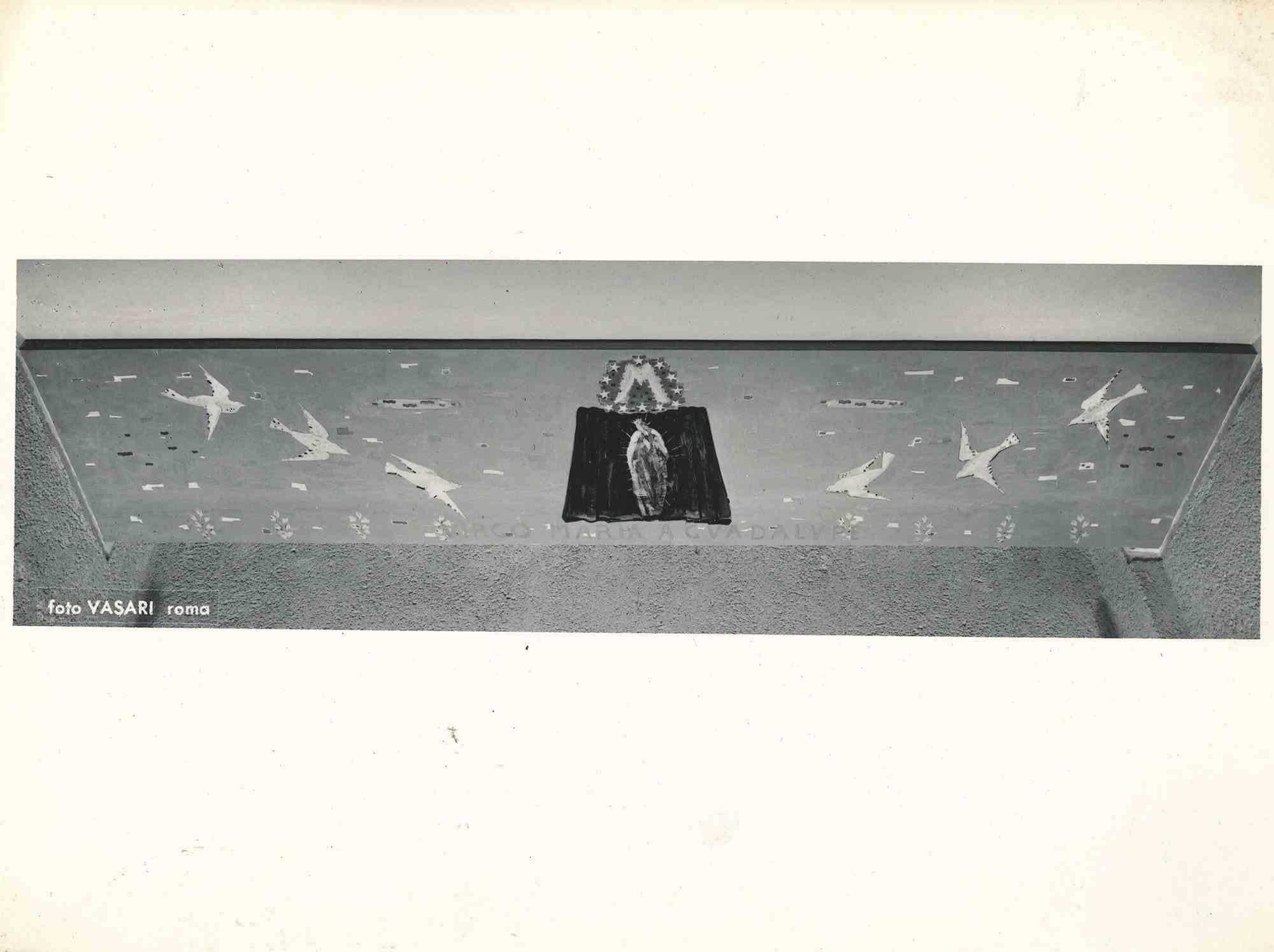 Unknown Figurative Photograph – Gemälde – Vintage-Foto – 1950er Jahre