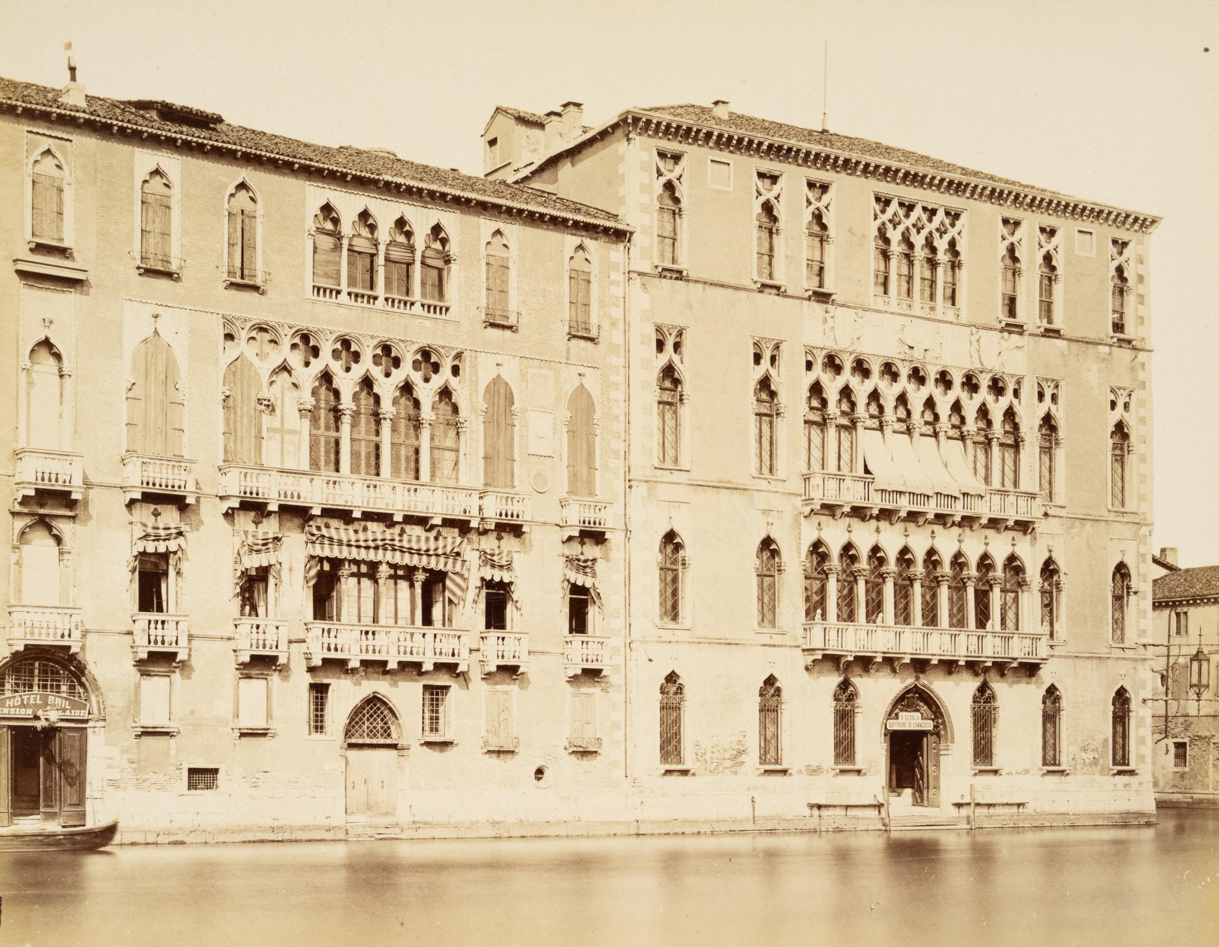 Fratelli Alinari Landscape Photograph - Palaces, Grand Canal, Venice