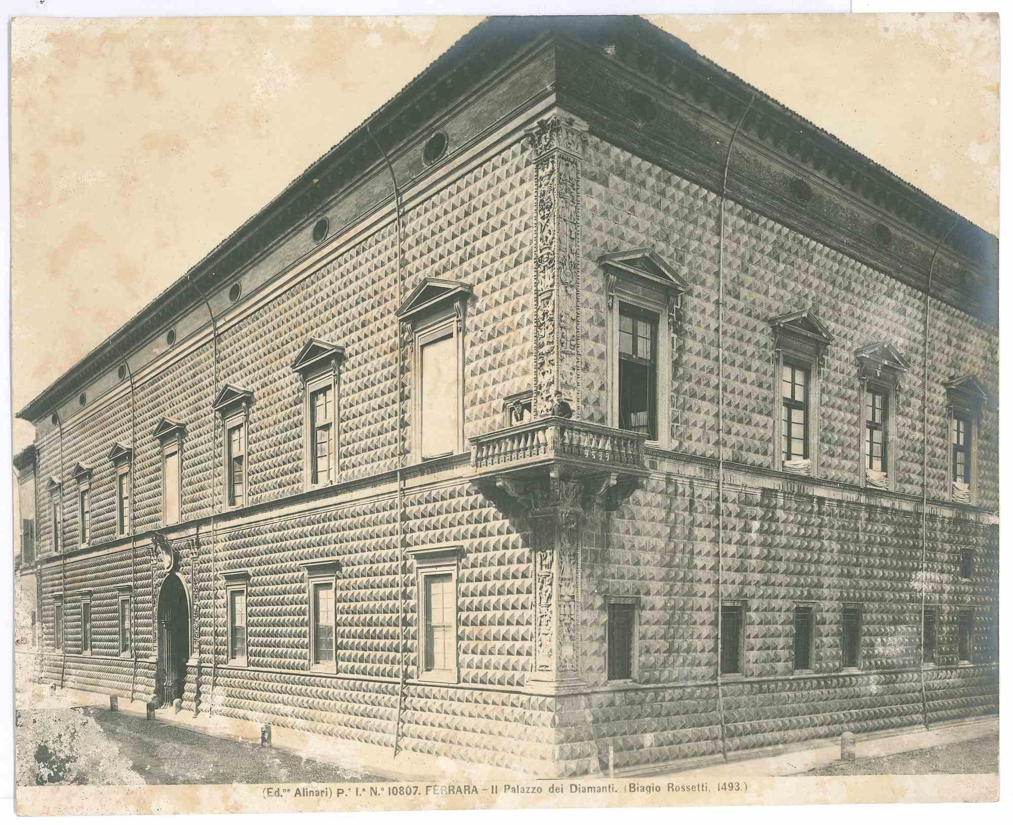 Unknown Landscape Photograph - Palazzo dei Diamanti, Ferrara - Vintage Photo - Early 20th century