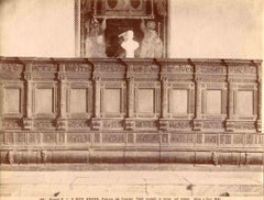 Palazzo del Comune, Pistoia, – Vintage-B/w-Fotografie im Vintage-Stil – frühes 20. Jahrhundert