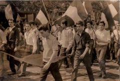 Parade in Algerien, historische Fotografie - Mitte des 20. Jahrhunderts