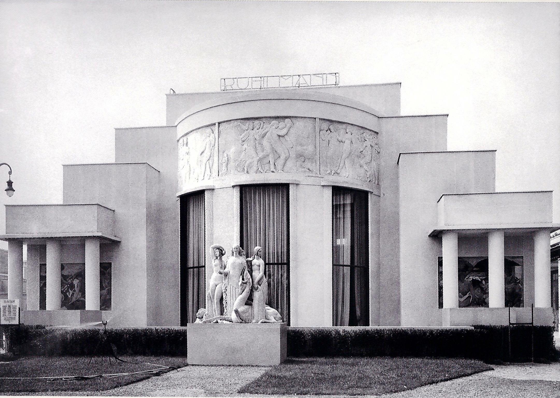 Paris, Ausstellung für dekorative Kunst 1925 Art Deco Skulptur - B und W Fotografie im Angebot 2