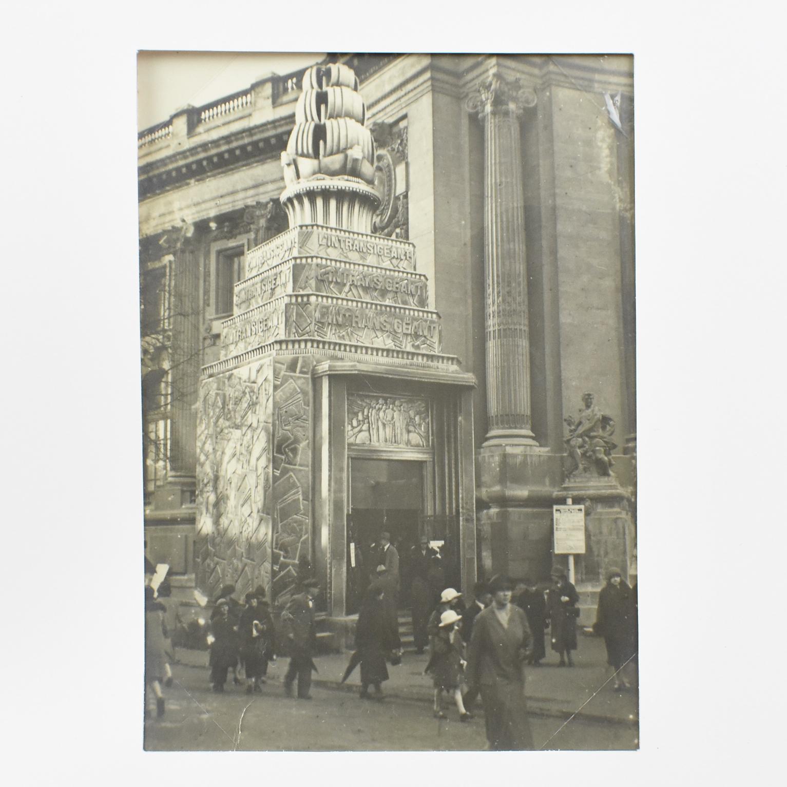París, Exposición de Arte Decorativo 1925, Gelatina de Plata B y W  Fotografía en venta 1