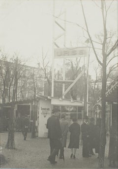 Paris, exposition d'art décoratif de 1925, Pavillon russe, photographies B et W