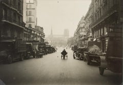 Paris, Les Halles Market, circa 1940, Silver Gelatin Black - White Photography