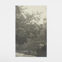 Paris, The Buttes Chaumont Park 1930, Silver Gelatin Black and White Photography