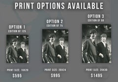 Paul McCartney and John Lennon of The Beatles Fine Art Print