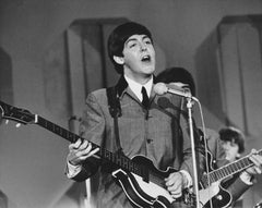 Paul McCartney on the Ed Sullivan Show Fine Art Print