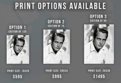 Paul Newman Classic and Handsome Portrait Globe Photos Fine Art Print