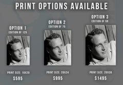 Paul Newman Handsome Star in the Studio II Globe Photos Fine Art Print