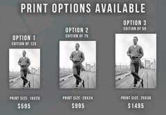 Paul Newman Standing on Dock Globe Photos Fine Art Print