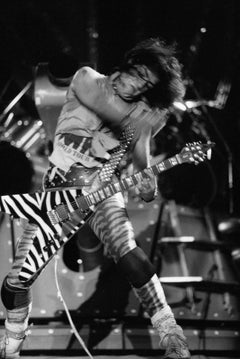 Paul Stanley of Kiss Candid Rocking Out on Stage Vintage Original Photograph