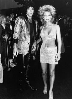 Paul Stanley of Kiss Candid with Lisa Hartman Vintage Original Photograph