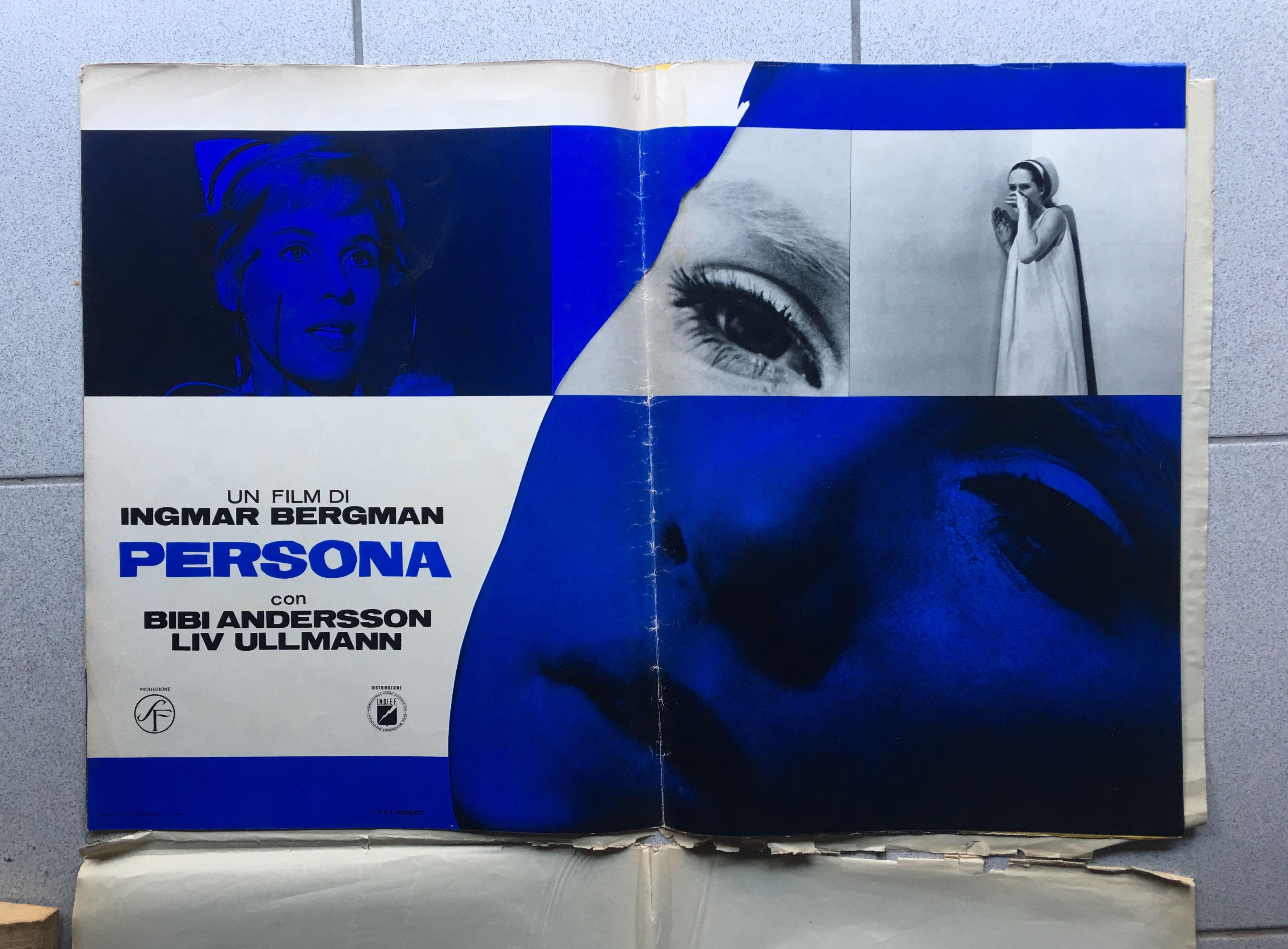 PERSONA (1966) RARE FULL SET OF 8 PHOTOBUSTA'S IN ORIGINAL PAPER FOLDER  – Print von Unknown