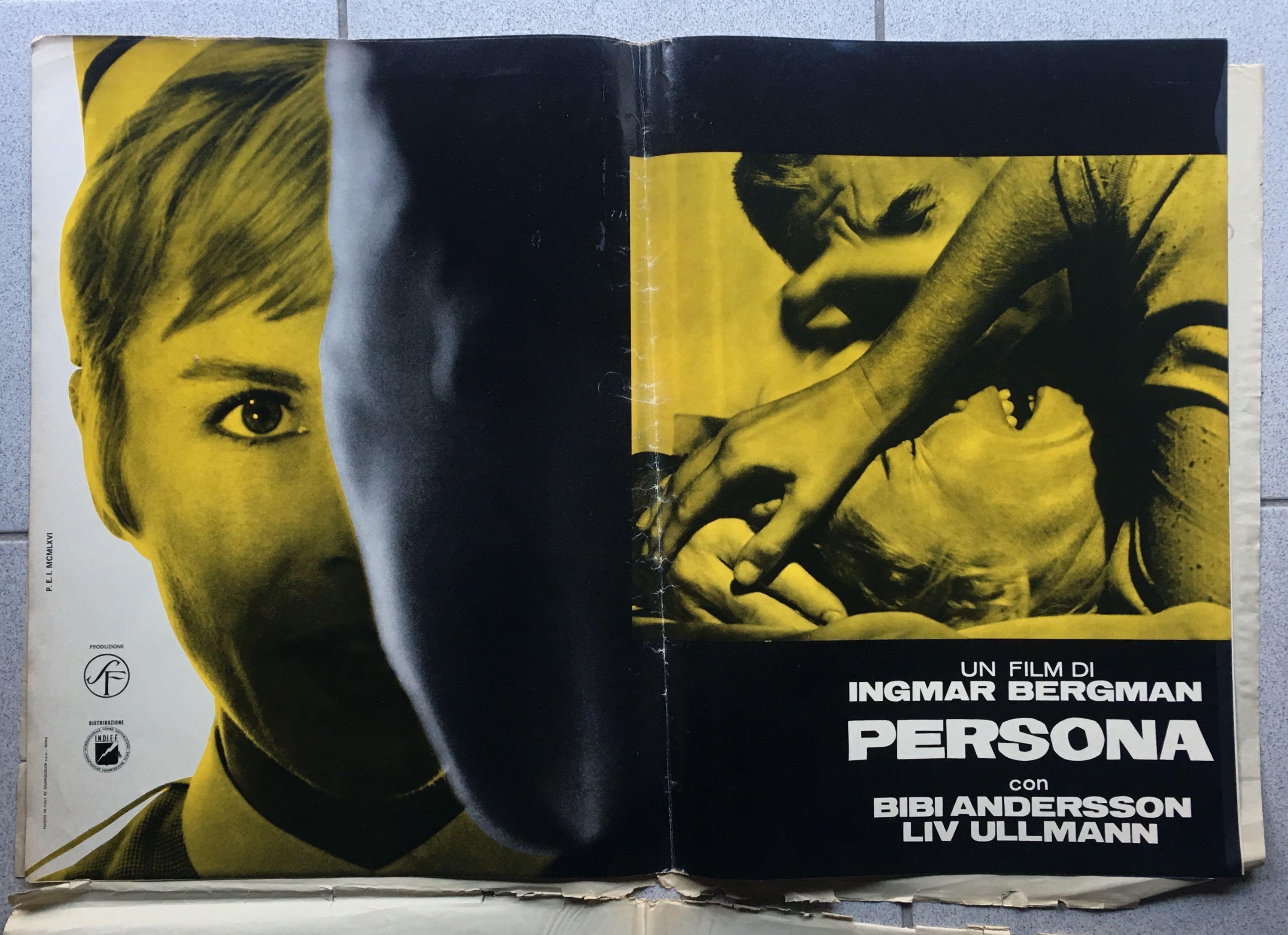 PERSONA (1966) RARE FULL SET OF 8 PHOTOBUSTA'S IN ORIGINAL PAPER FOLDER  - Pop Art Print by Unknown