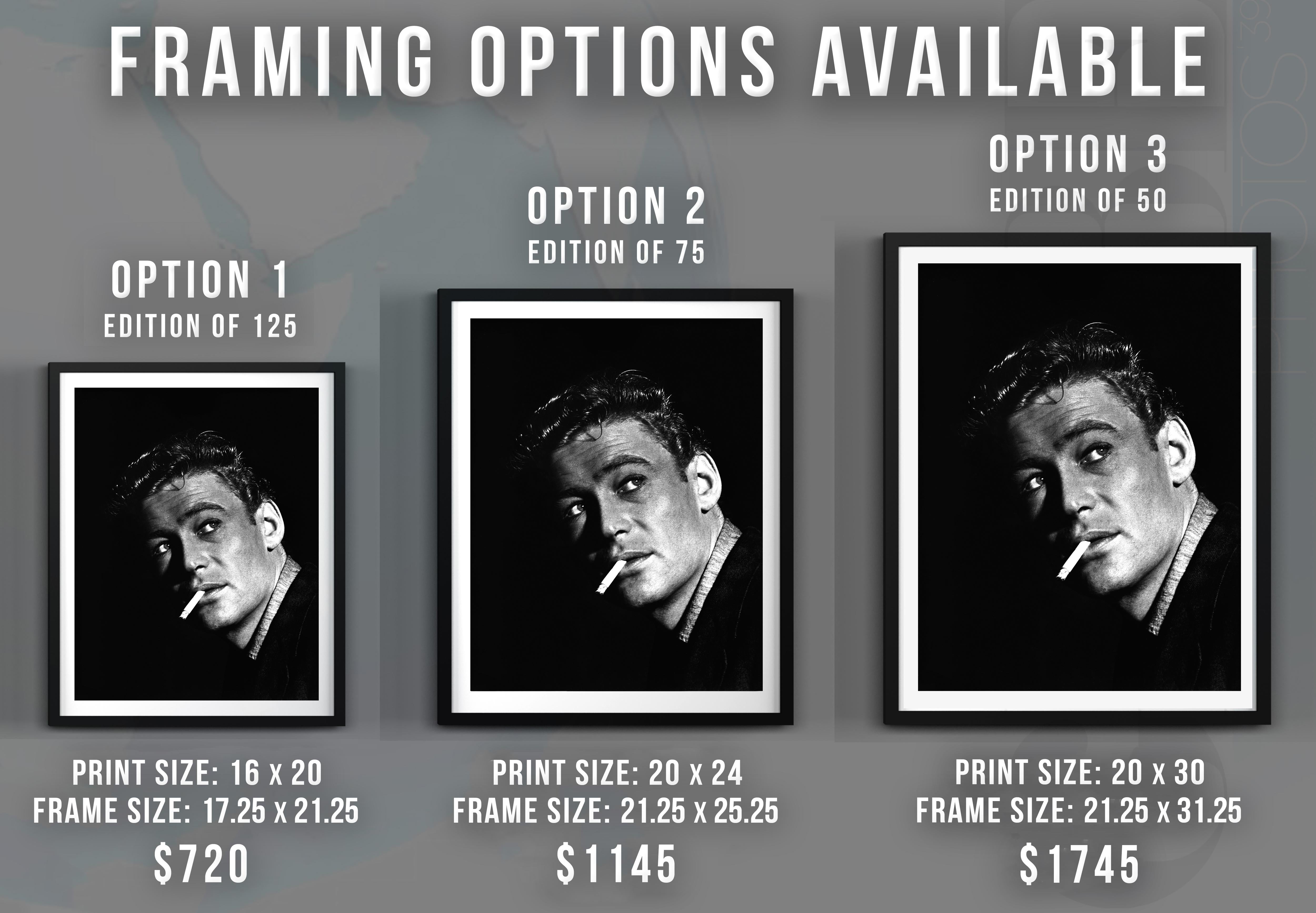 Peter O'Toole Smoking Movie Star News Fine Art Print - Black Portrait Photograph by Unknown