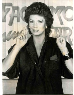 Vintage Photo of Iva Zanicchi - 1980s