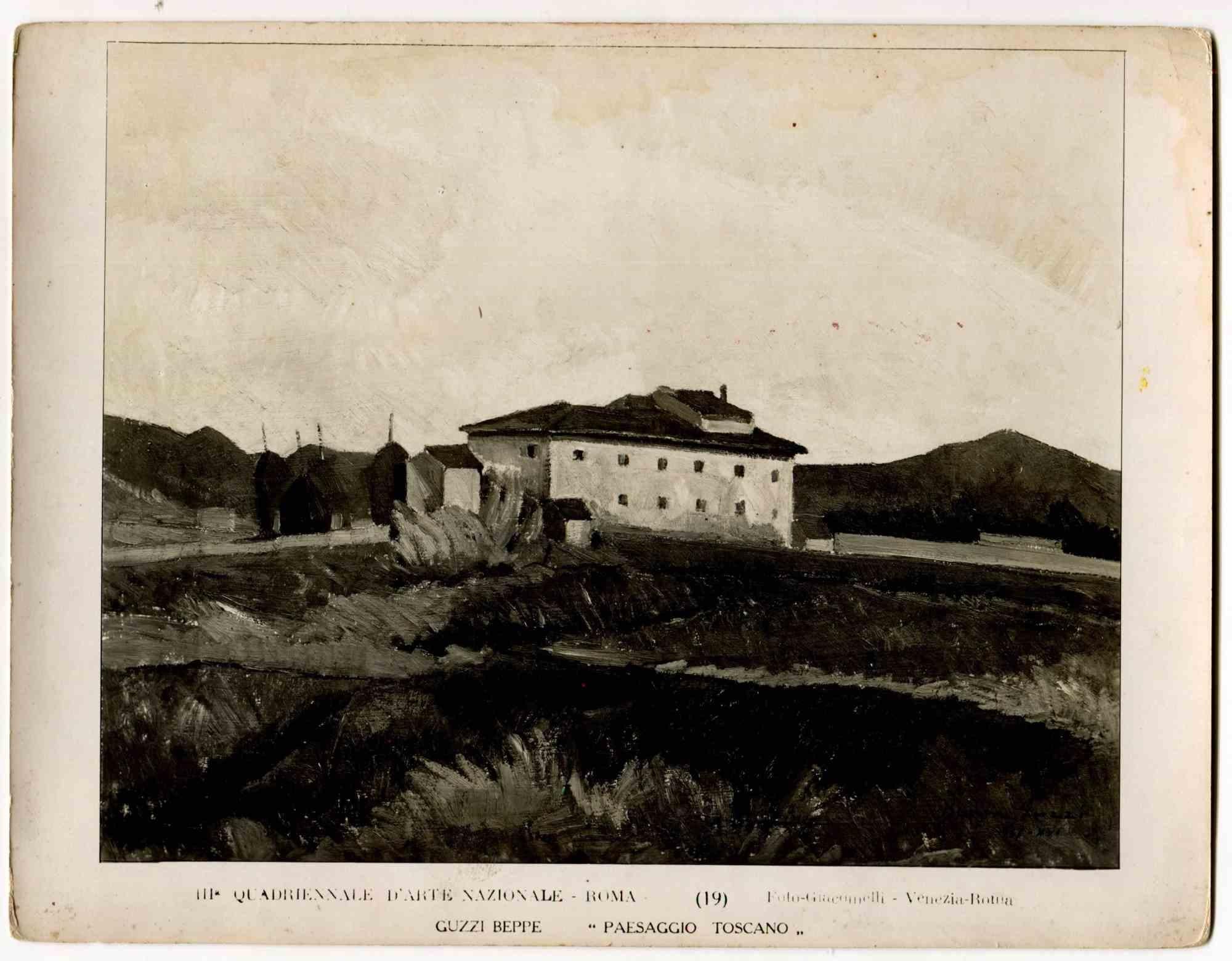 Photograph of a Painting by Beppe Guzzi - mid 20th Century