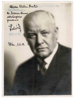 Photographic Portrait and Autograph of Franz Léhar - 1933