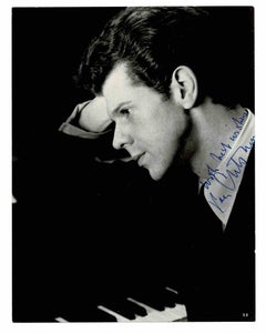 Photographic Portrait and Signature of Van Cliburn - 1960s