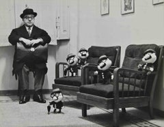 Joueurs de Noël - jeu de Marchesi - photographie vintage - 1964