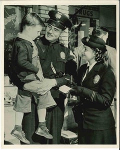 Policewomen in den USA  - Vintage-Fotografie - Mitte des 20. Jahrhunderts