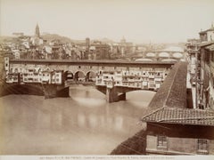 Antique Ponte Vecchio over the Arno, Florence