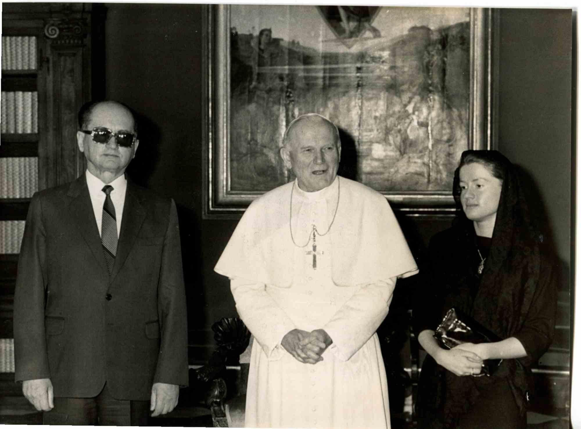 El Papa Juan Pablo II y el General Wojciech Witold Jaruzelski - Foto - 1987