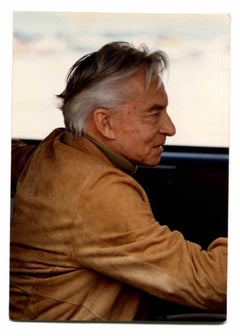 Vintage Portrait Herbert von Karajan - Photo - 1980s