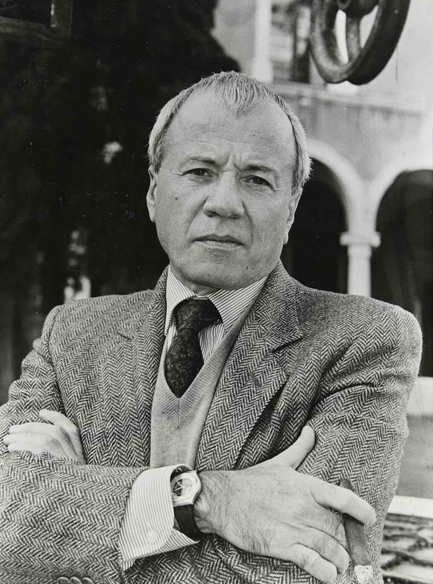 Portrait of Achille Bonito Oliva - Vintage Photograph - 1960s