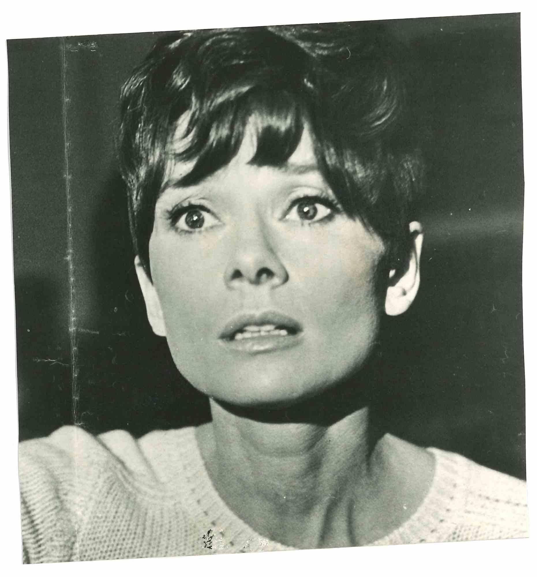 Unknown Portrait Photograph - Portrait of Audrey Hepburn - Vintage Photograph - 1980s
