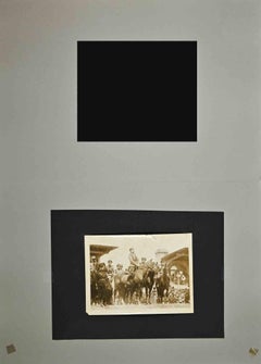 Portrait of Benito Mussolini Riding a Horse - Vintage Photo - 1930s