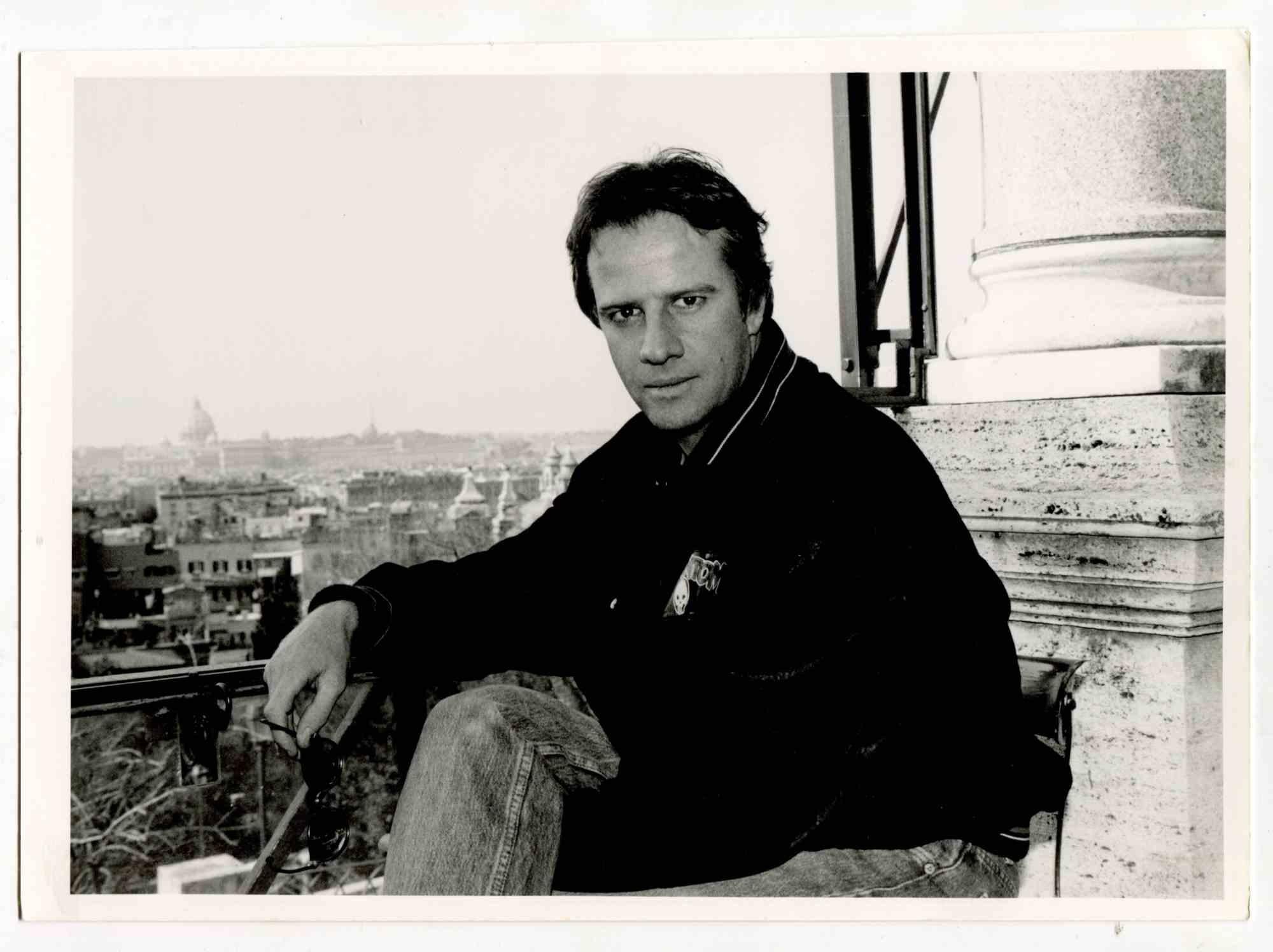 Unknown Landscape Photograph - Portrait of Christopher Lambert - Vintage Photograph - 1980s