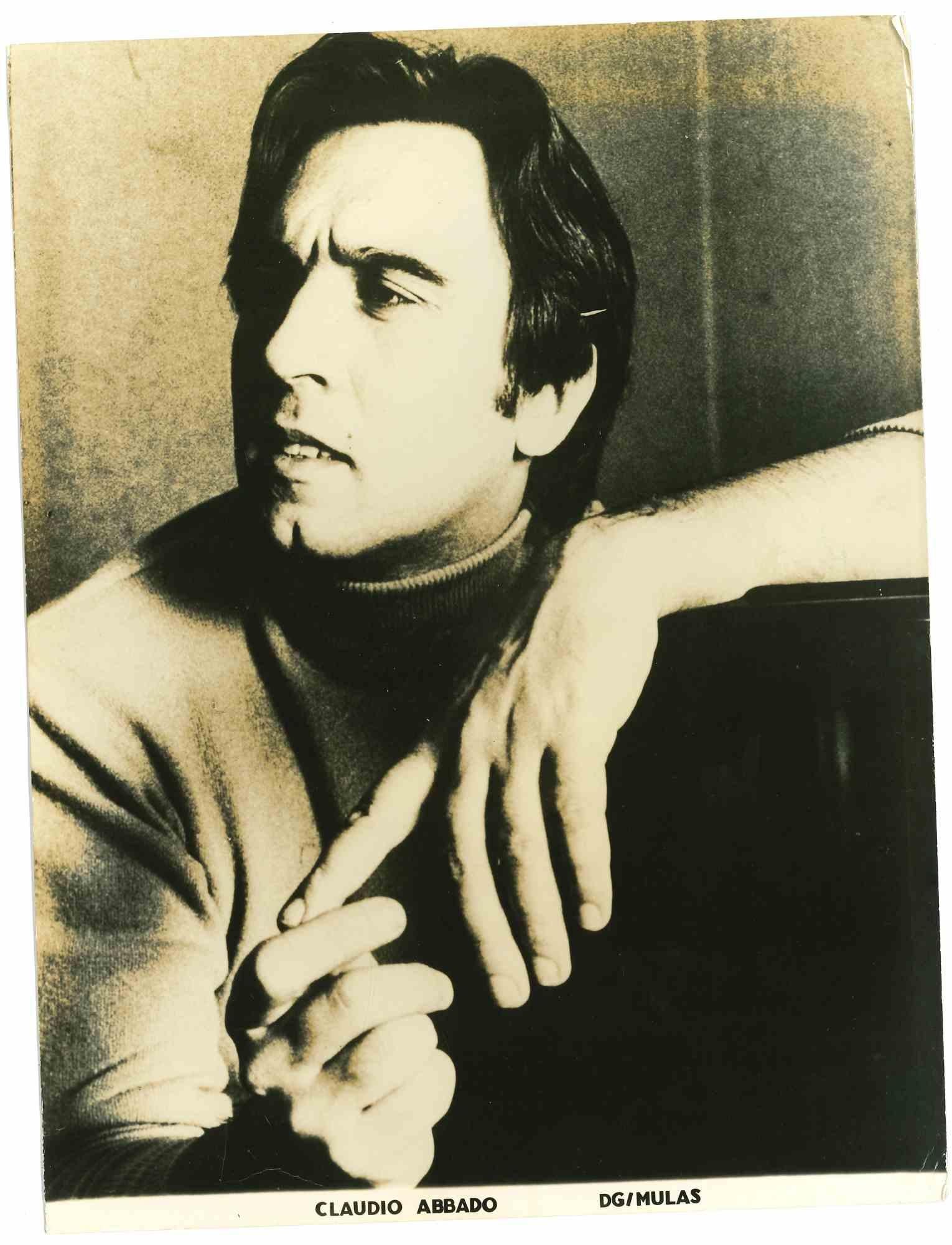 Unknown Portrait Photograph - Portrait of Claudio Abbado - Vintage Photograph - 1970s