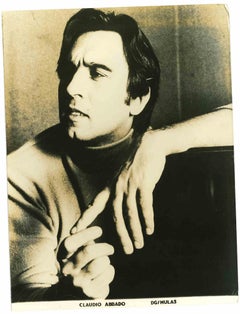 Portrait de Claudio Abbado - Photographie vintage, années 1970