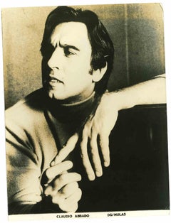 Porträt von Claudio Abbado - Vintage-Fotografie - 1970er Jahre