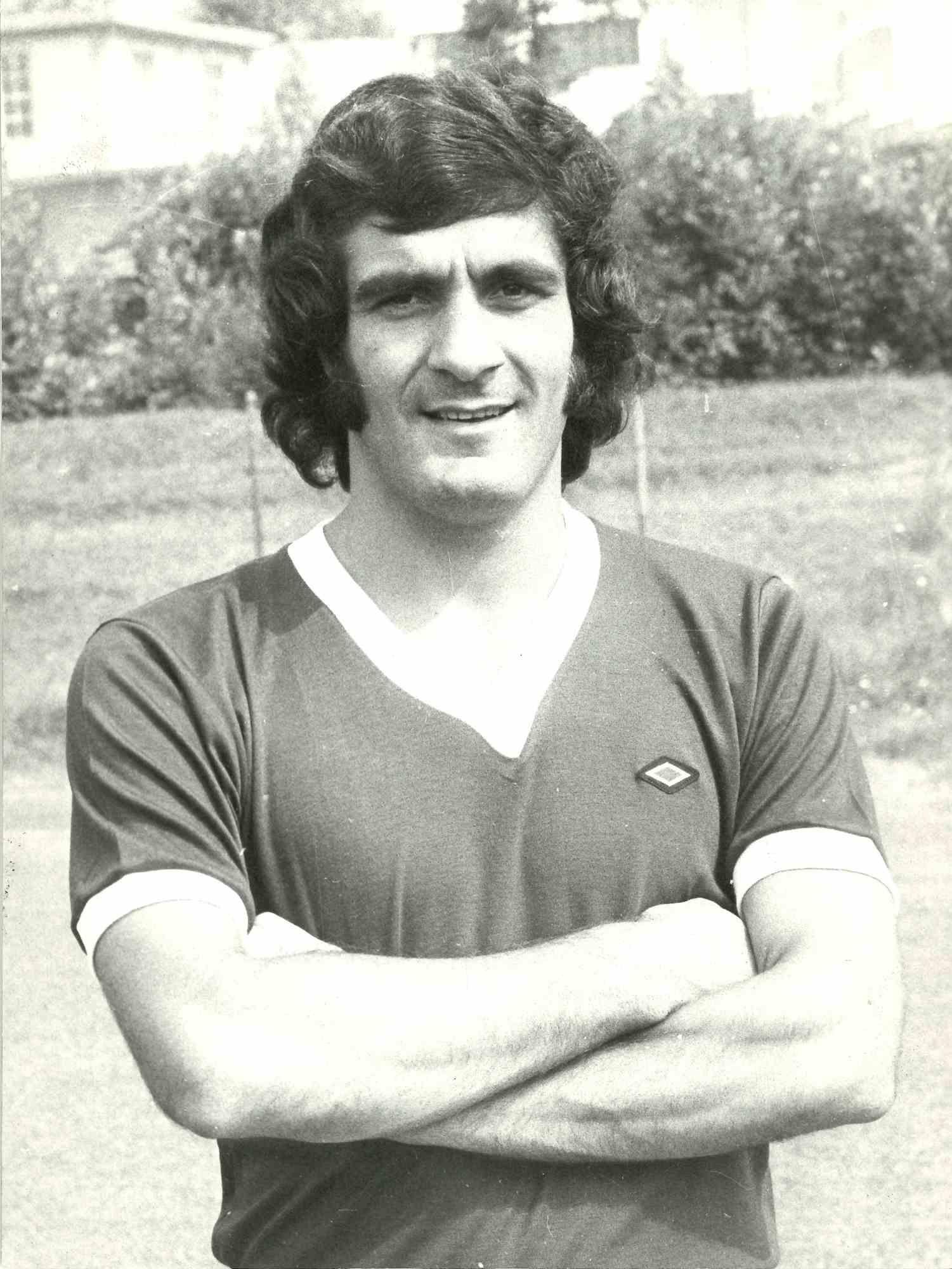 Unknown Portrait Photograph – Porträt von Claudio Sala - Vintage Foto - 1970er Jahre