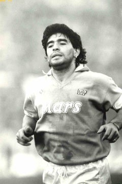Portrait of Diego Armando Maradona - Vintage Photo - 1980s
