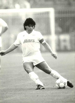 Portrait of Diego Armando Maradona - Vintage Photo - 1980s