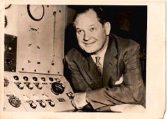 Portrait of Dr. T. Keith Glennan in Technology Laboratory - Mid-20th Century