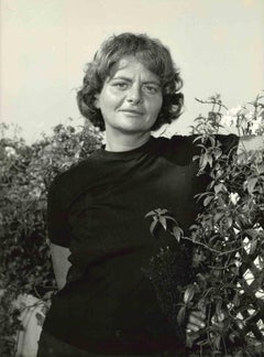 Portrait of Elsa Morante - Vintage Photograph - 1950s